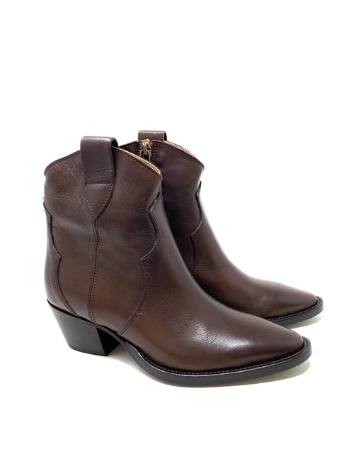 Texano in pelle donna IL LACCIO | K501RAGT.MORO